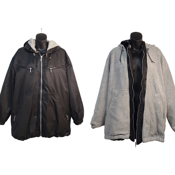 Mulberry Street Men's 3 In One Reversible Jacket Size M - Picture 1 of 16